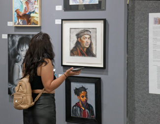 Portraits from the collection exhibit